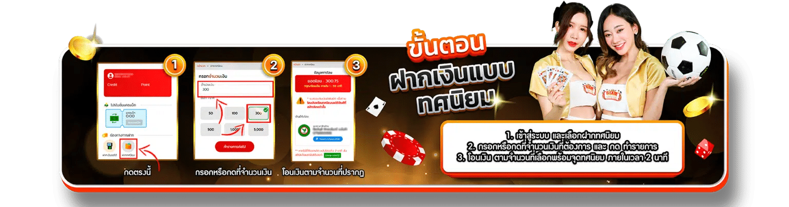 Siam-Fun88_Banner ขั้นตอนฝาก-ถอน
